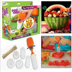 Pop Chef Push Pop and Eat Vegetable Fruits